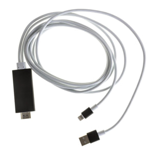 CABLE HDMI PARA iPHONE/iPAD LIGHTNING 8 PINS