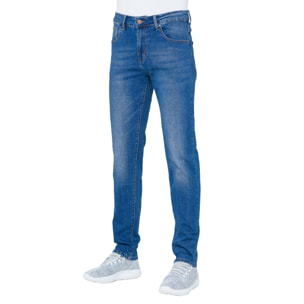 Pantalone Hot Buttered Chatswood denim 5 tasche Blu