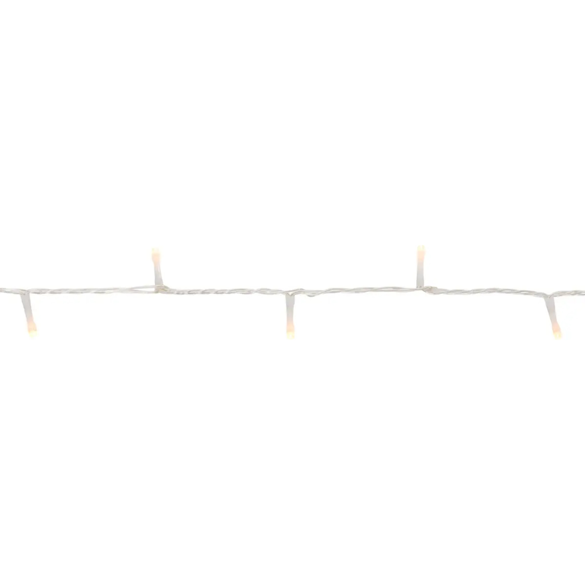 Guirlande lumineuse d'extérieur 7,5 m 100 LED ambré fil transparent 13 fonctions avec minuteur sur secteur
