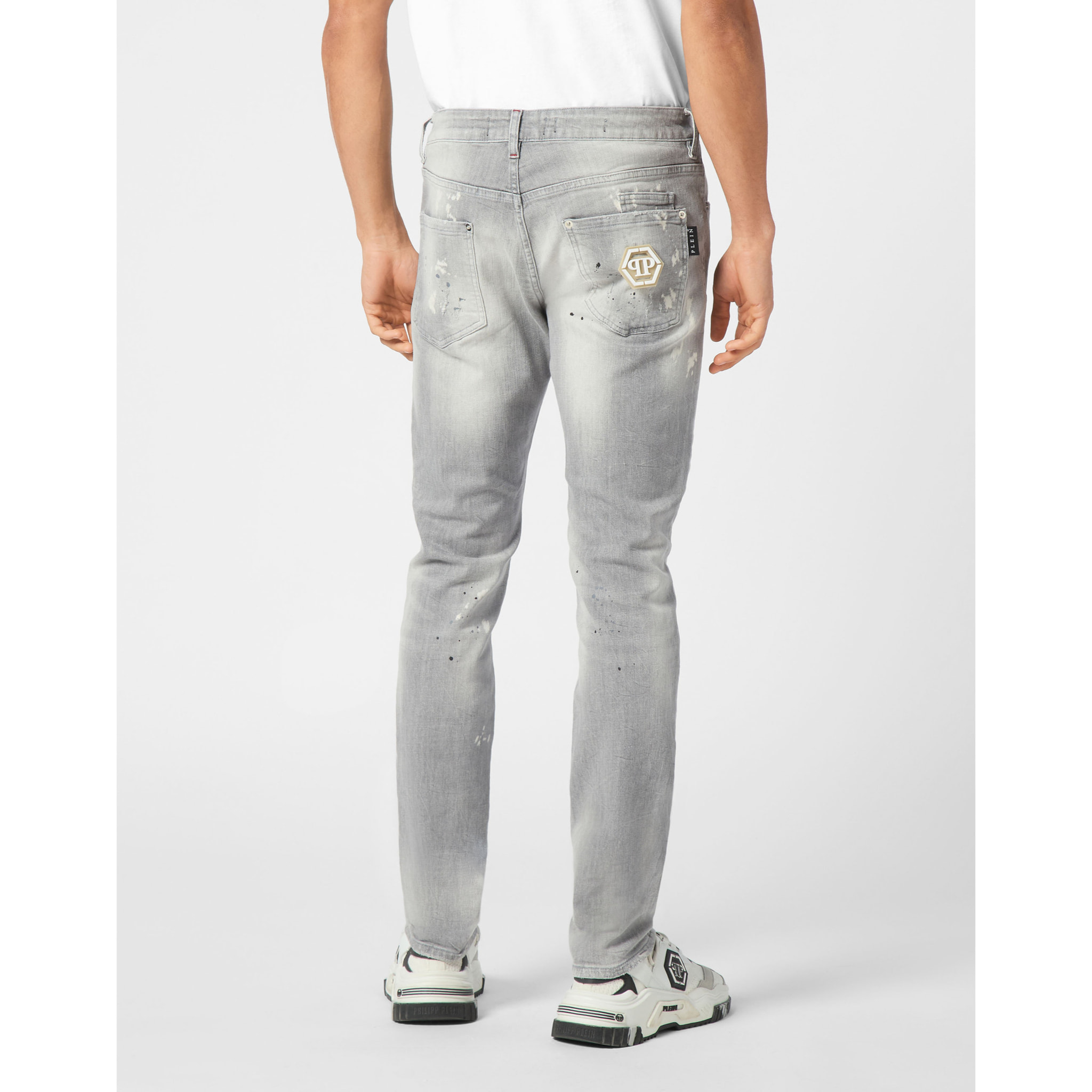 PHILIPP PLEIN Jeans taglio straight HEXAGON