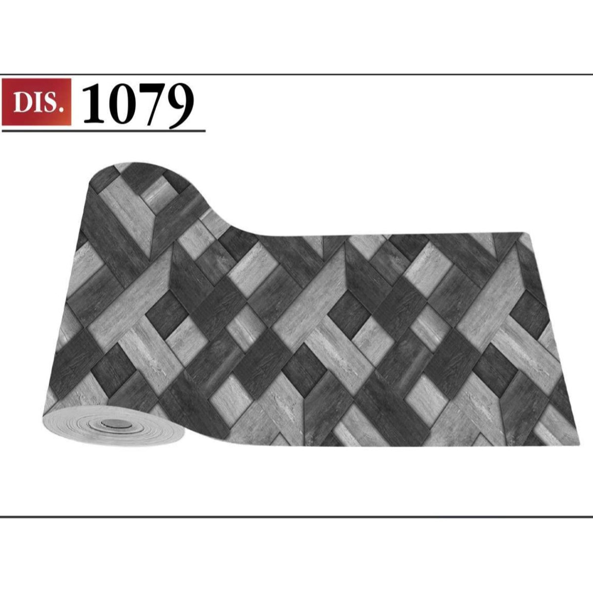 CASSESE HOME Passatoia/Tappeto Bordato in Poliestere con Retro Antiscivolo in PVC Made in Italy_Dec.1079