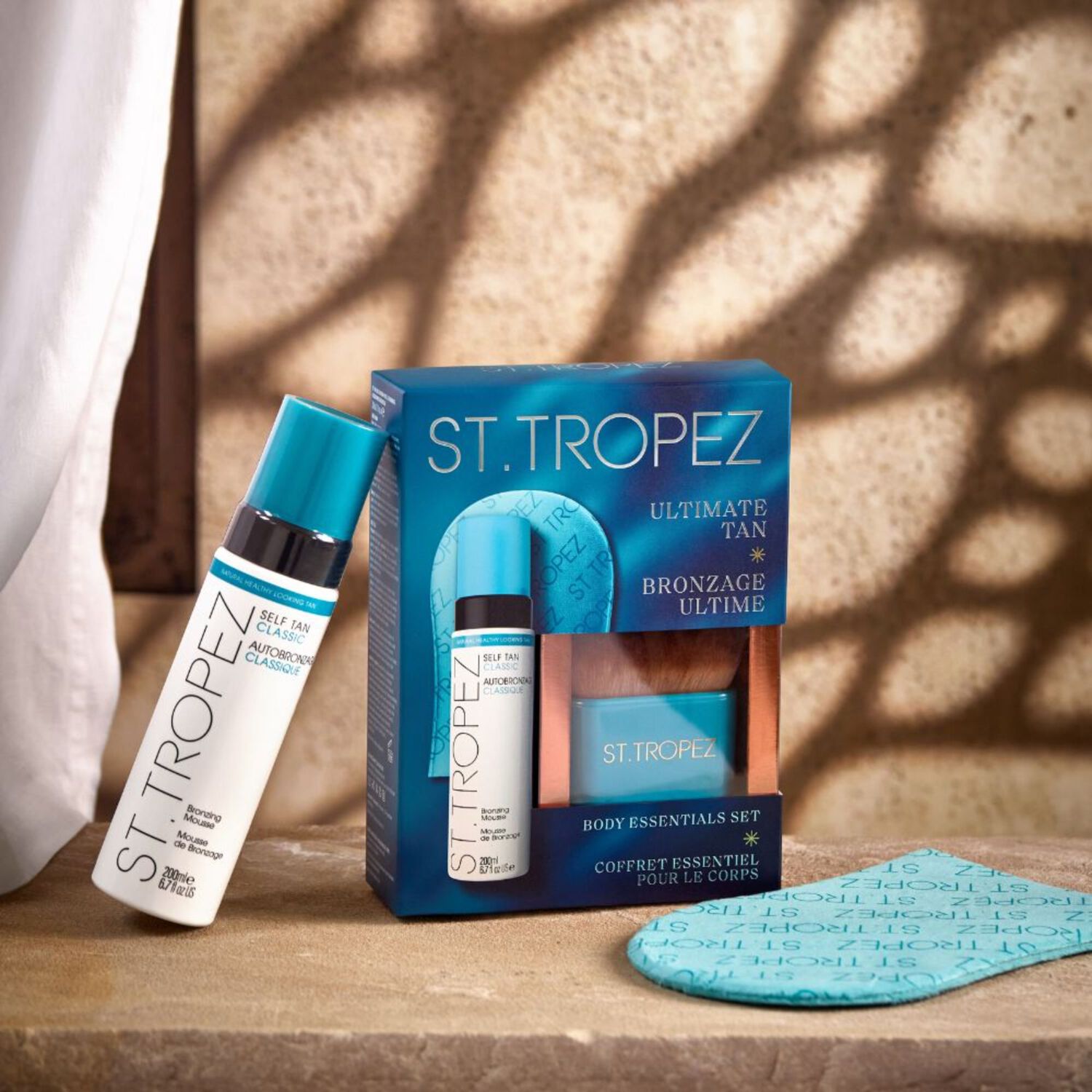 Ultimate Tan Kit - Coffret Self Tan Classic 200 ml +Gant Applicateur + Pinceau Applicateur