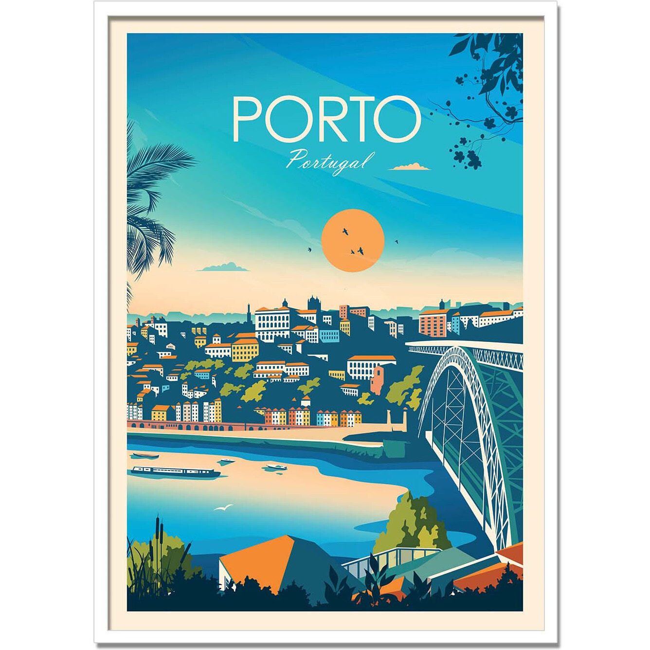 Affiche - Porto Portugal - Studio Inception