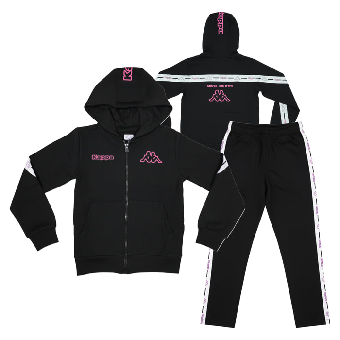 Tuta Ragazza KAPPA 8 - 16 Anni Cotone Felpato