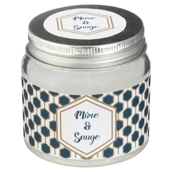 Bougie parfumée mûre et sauge 65g