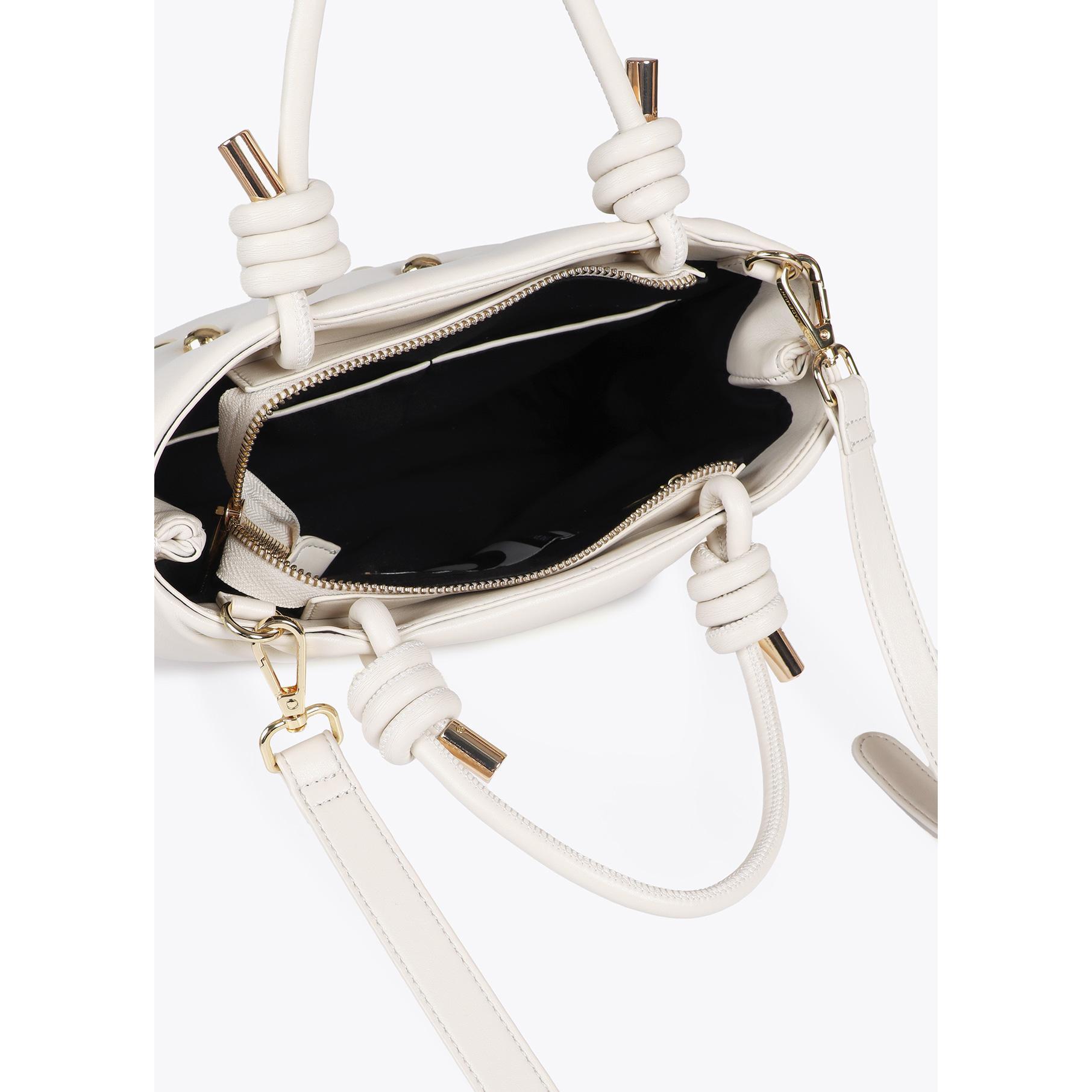 Borsa XL Imbottita Effetto Pelle con Borchie