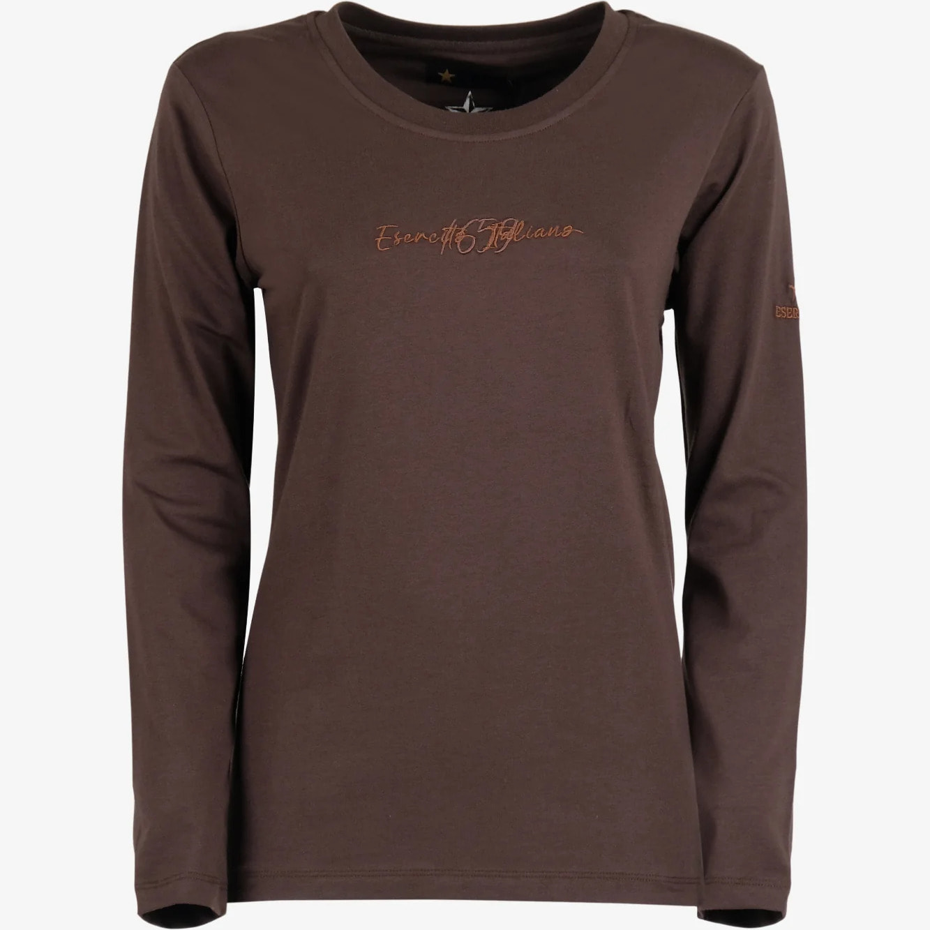 T-shirt Donna W5D365 Esercito in cotone