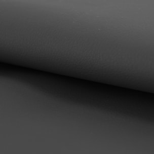 Tissu uni en simili cuir élégant - Noir