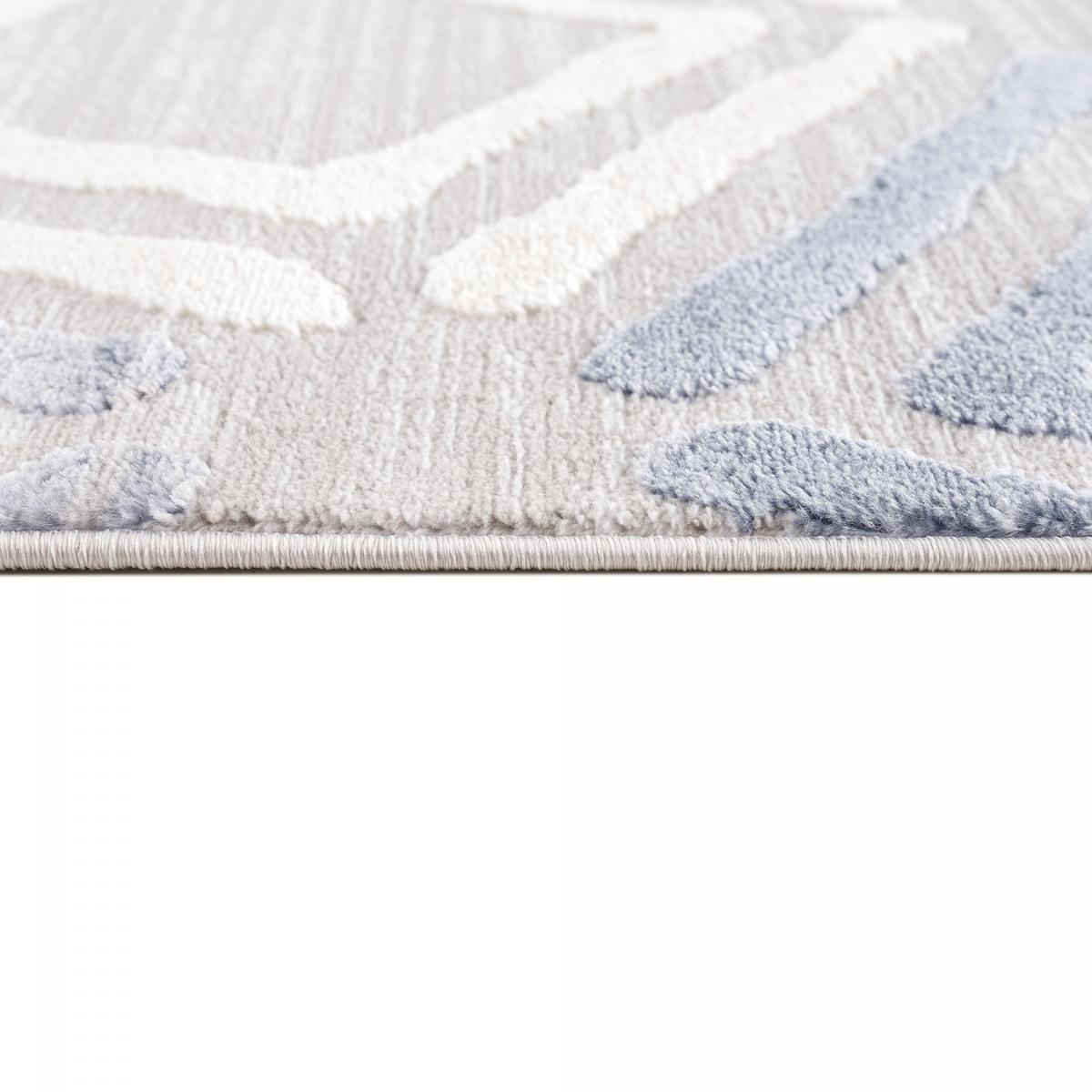 Tapis salon et chambre tissé motif géométrique SIPO