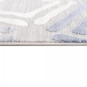 Tapis salon et chambre tissé motif géométrique SIPO