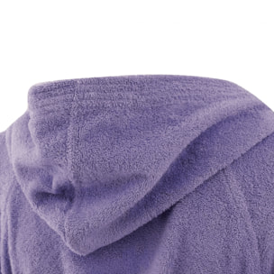 Bassetti Morbido Accappatoio 360 gr con Cappuccio 100% Cotone Uomo Donna Spugna Taglie Forti - ITALY Designed - Collezione VIVIAN - AMETISTA LA
