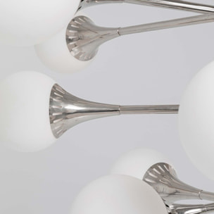 Suspension Bulb Fiction 20 globes argentée Kare Design