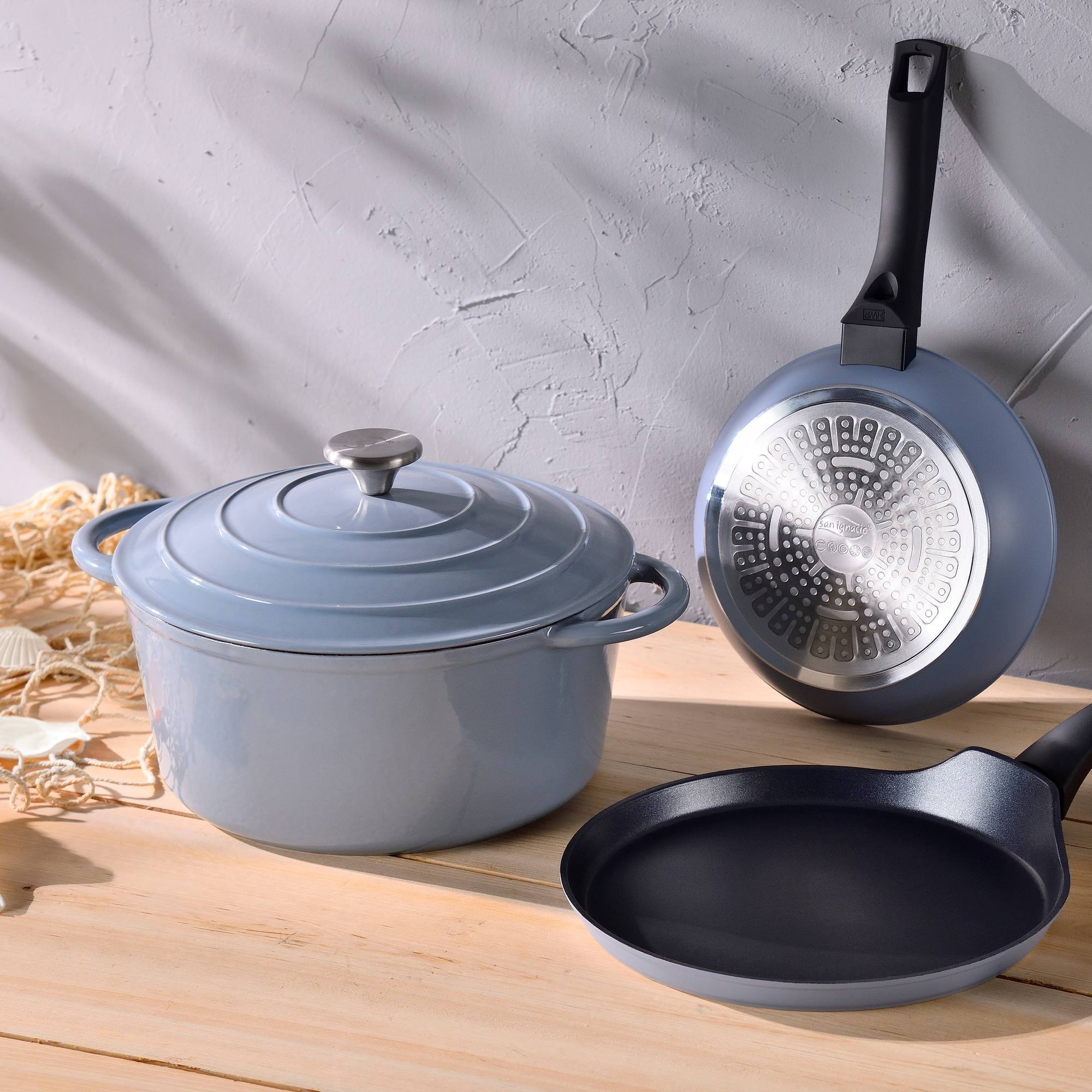 Cacerola con tapa noia san ignacio ø25,5x12cm