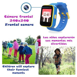 Smartwatch per bambini CT5 con fotocamera, 5 giochi, registratore vocale e lettore musicale.