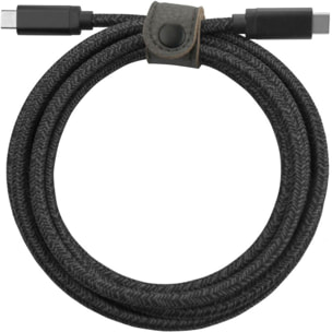 Câble USB C ADEQWAT vers USB-C 3M Noir