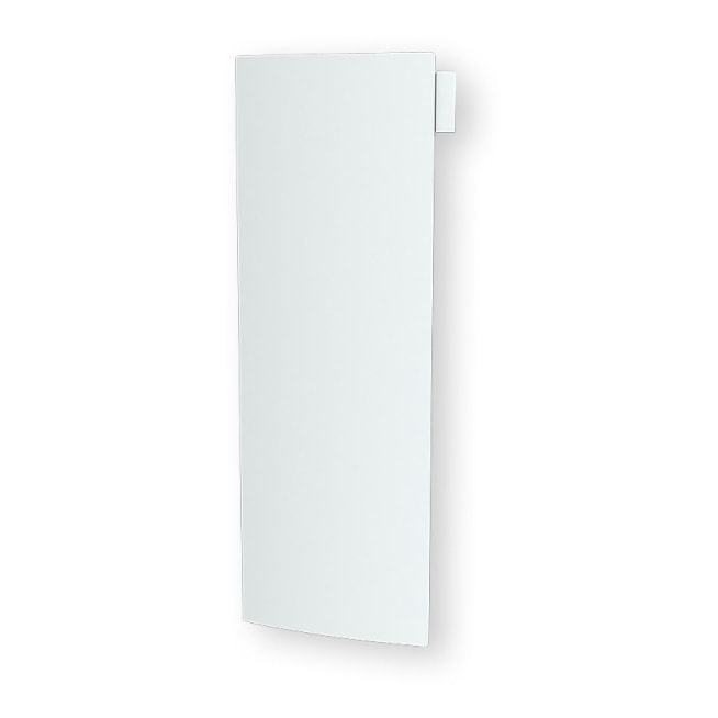 Radiateur inertie double coeur fonte + film vertical LCD 1500W blanc