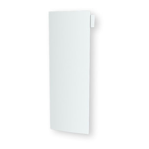 Radiateur inertie double coeur fonte + film vertical LCD 1500W blanc