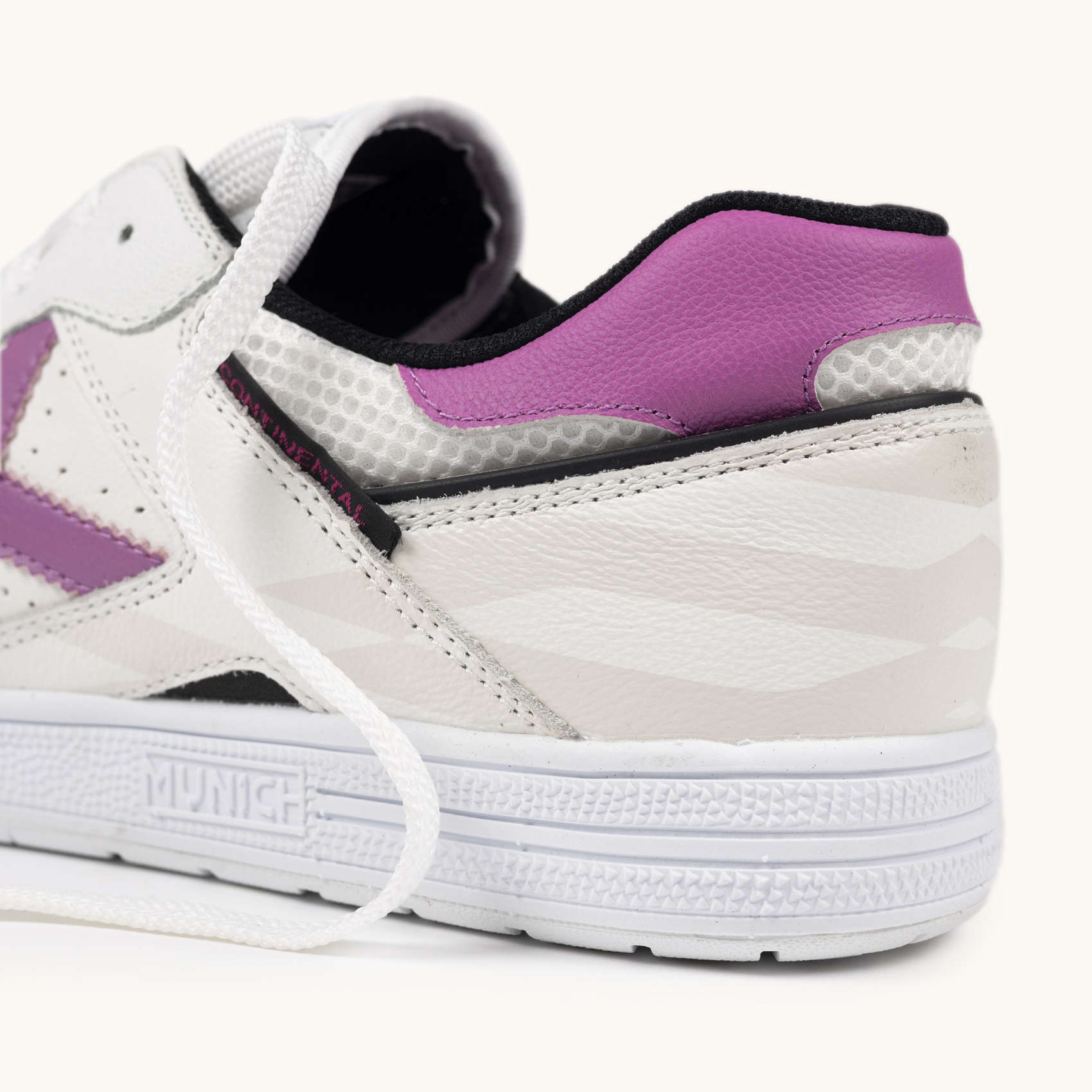 MUNICH CONTINENTAL 970 Zapatillas de Fútbol Sala Profesionales Blancas y Moradas