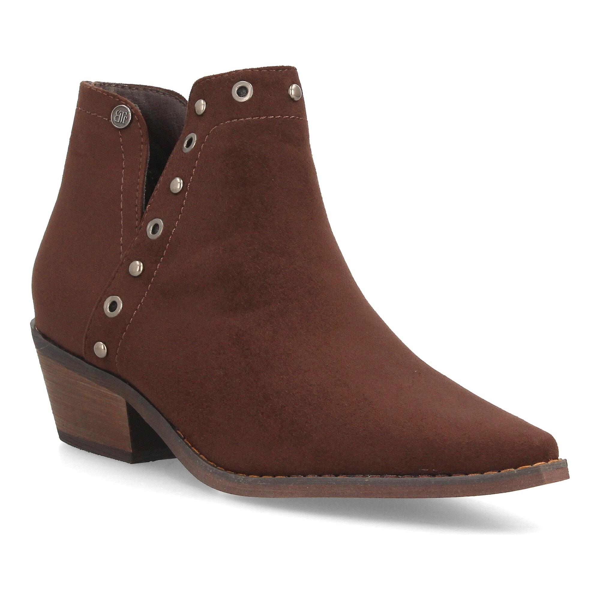 Botines cowboy mujer con detalles metálicos