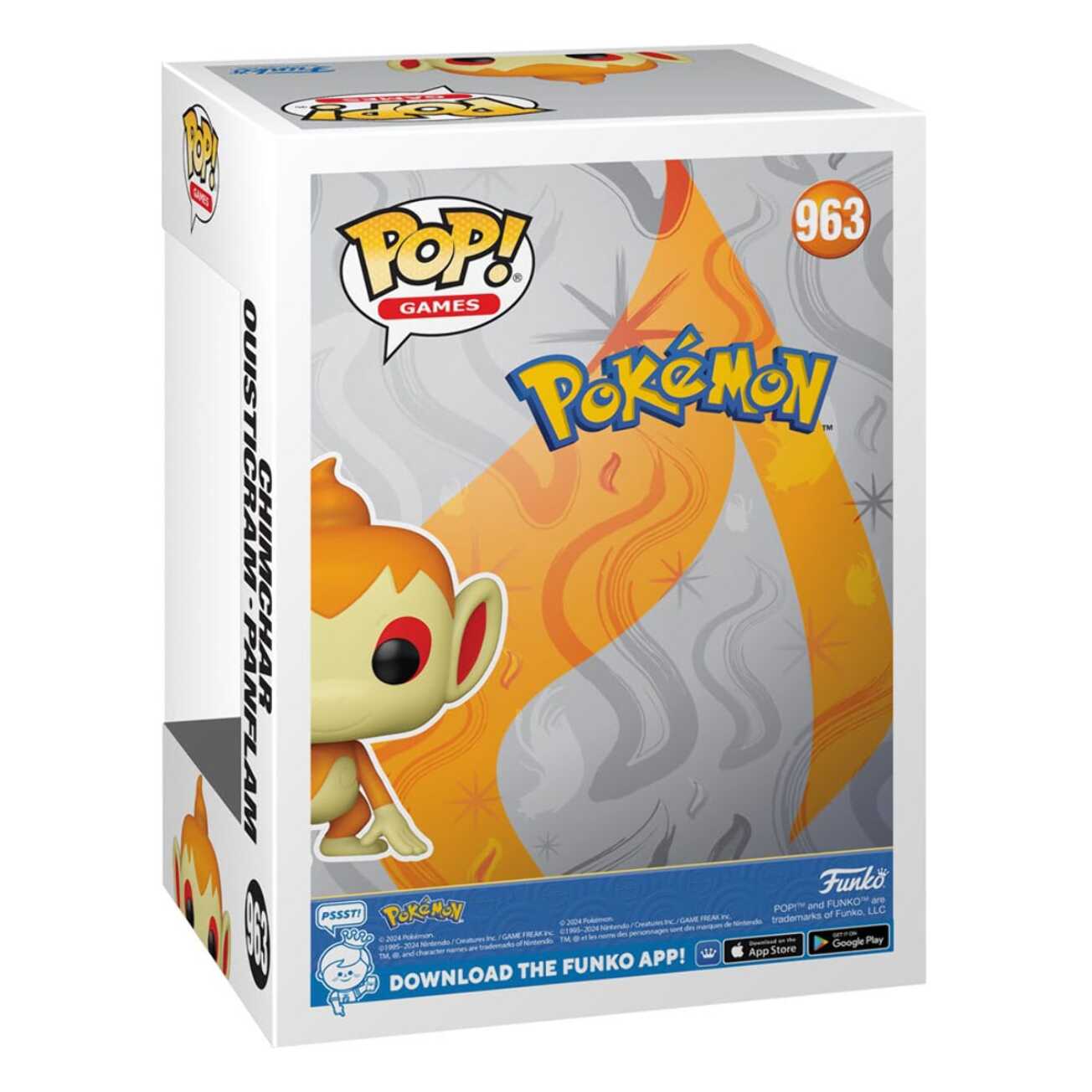 Pokemon Pop! Games Figure in Vinile Chimchar (EMEA) 9 Cm Funko