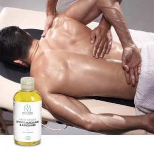 MEDICAFARM - Huile de massage détente musculaire & Articulaire - Contribue à soulager les douleurs articulaires & musculaires - Certifiée ECOCERT - Lot de 2 flacons de 250 ml