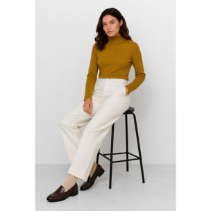Kocca - Pantaloni da donna a vita alta in cotone elasticizzato Donna