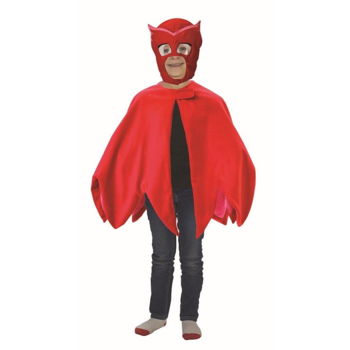 Costume Travestimento Gufetta Superpigiamini PJ Masks Lei PJ Rosso