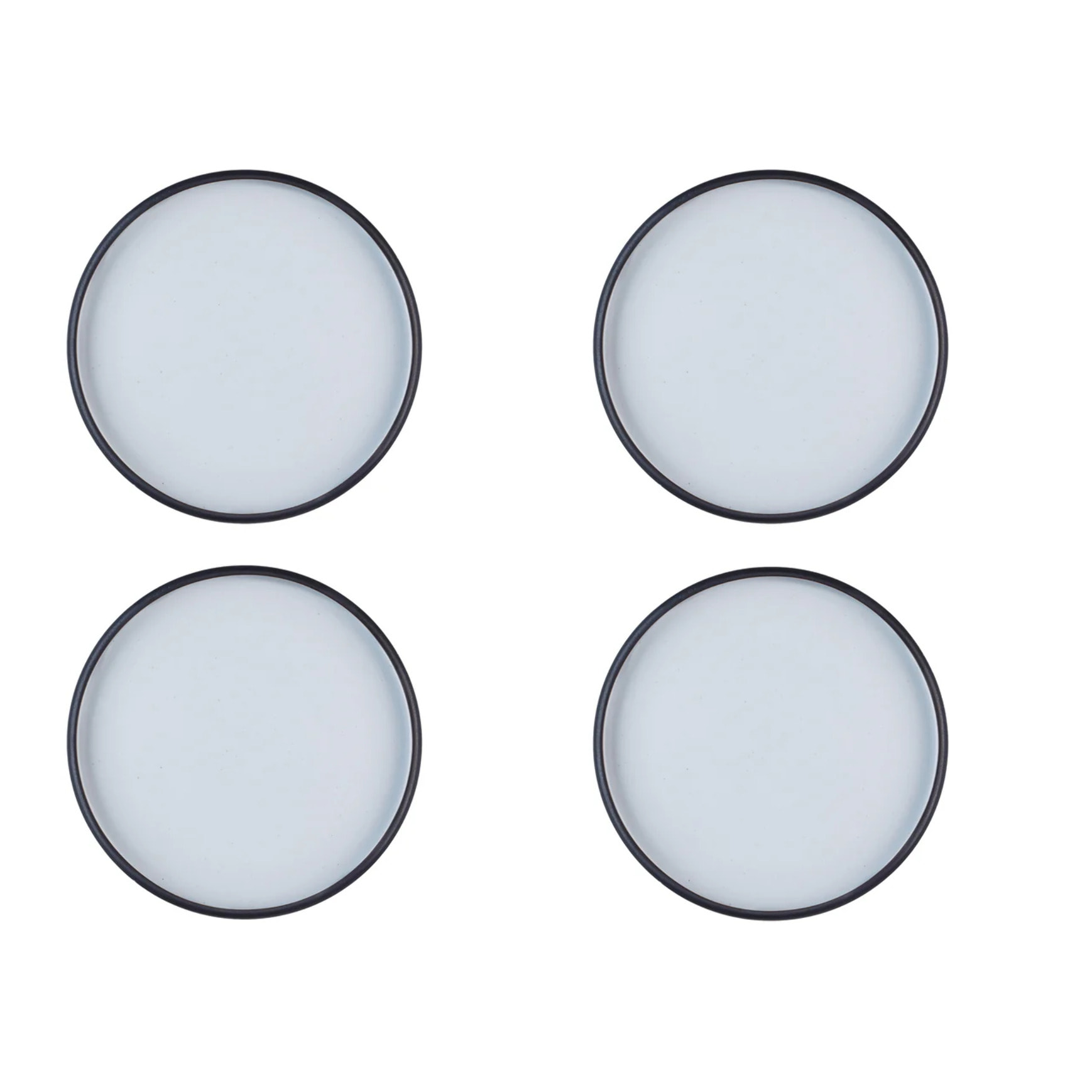 Assiette GOURMET Ø28cm - 4 pièces - Onyx