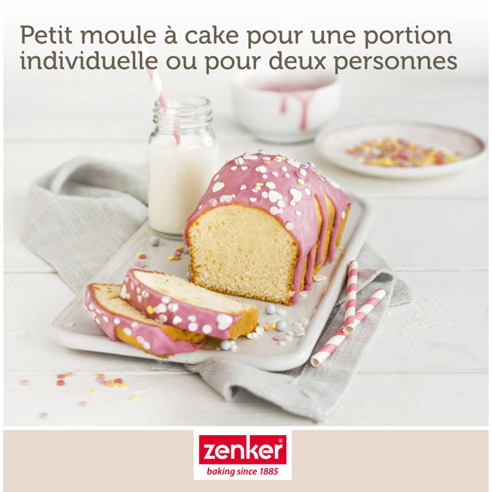 Set pâtisserie avec mini moule à cake, 2 bols à mixer et 1 spatule Zenker