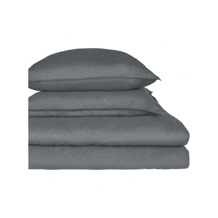 Drap housse 90x200cm en lin bonnet 28cm - VENCE