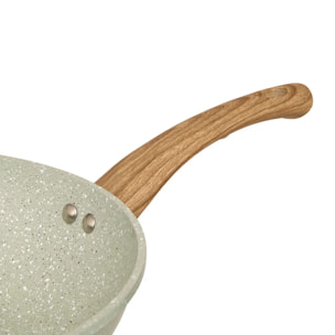 Wok 32cm en aluminium forgé
