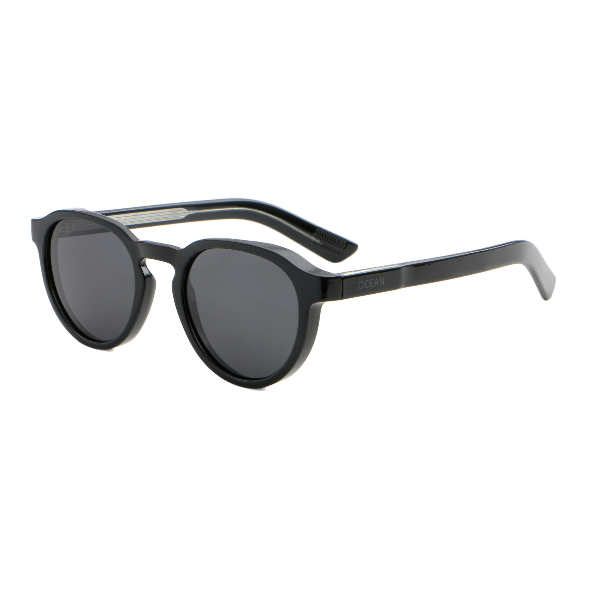 Gafas de sol OCEAN LA ROCHELLE - Negro brillante / Ahumada polarizados