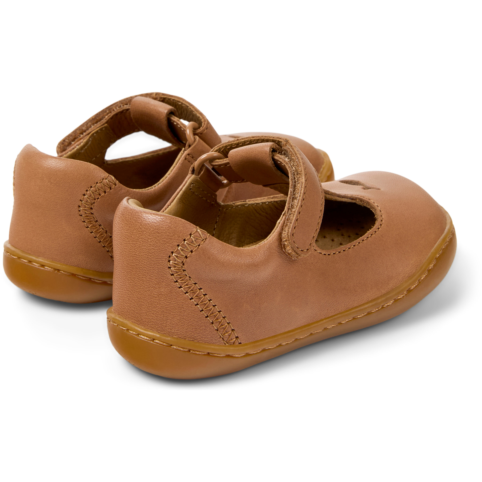 Bailarinas - CAMPER Peu Cami Twins - Beige - Cuero liso