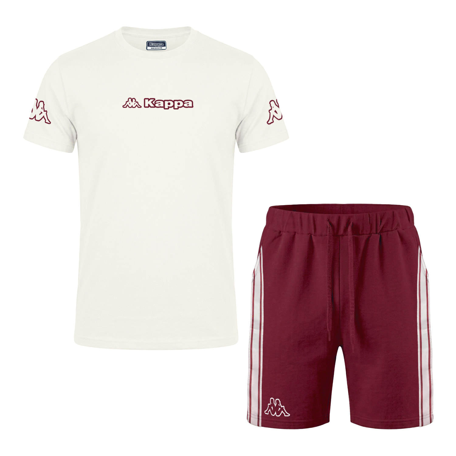 Completo Corto Uomo KAPPA Cotone Jersey