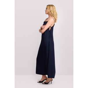 Kocca - Abito lungo con spalline sottili Donna, Tinta unita, Scollo quadrato