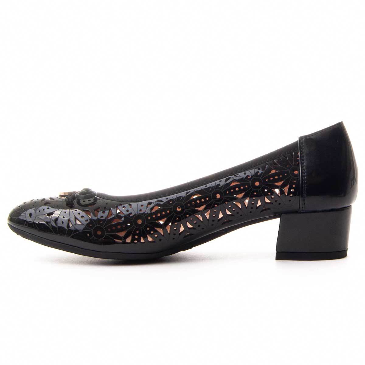 Zapatos De Tacón - Negro - Altura: 3 cm