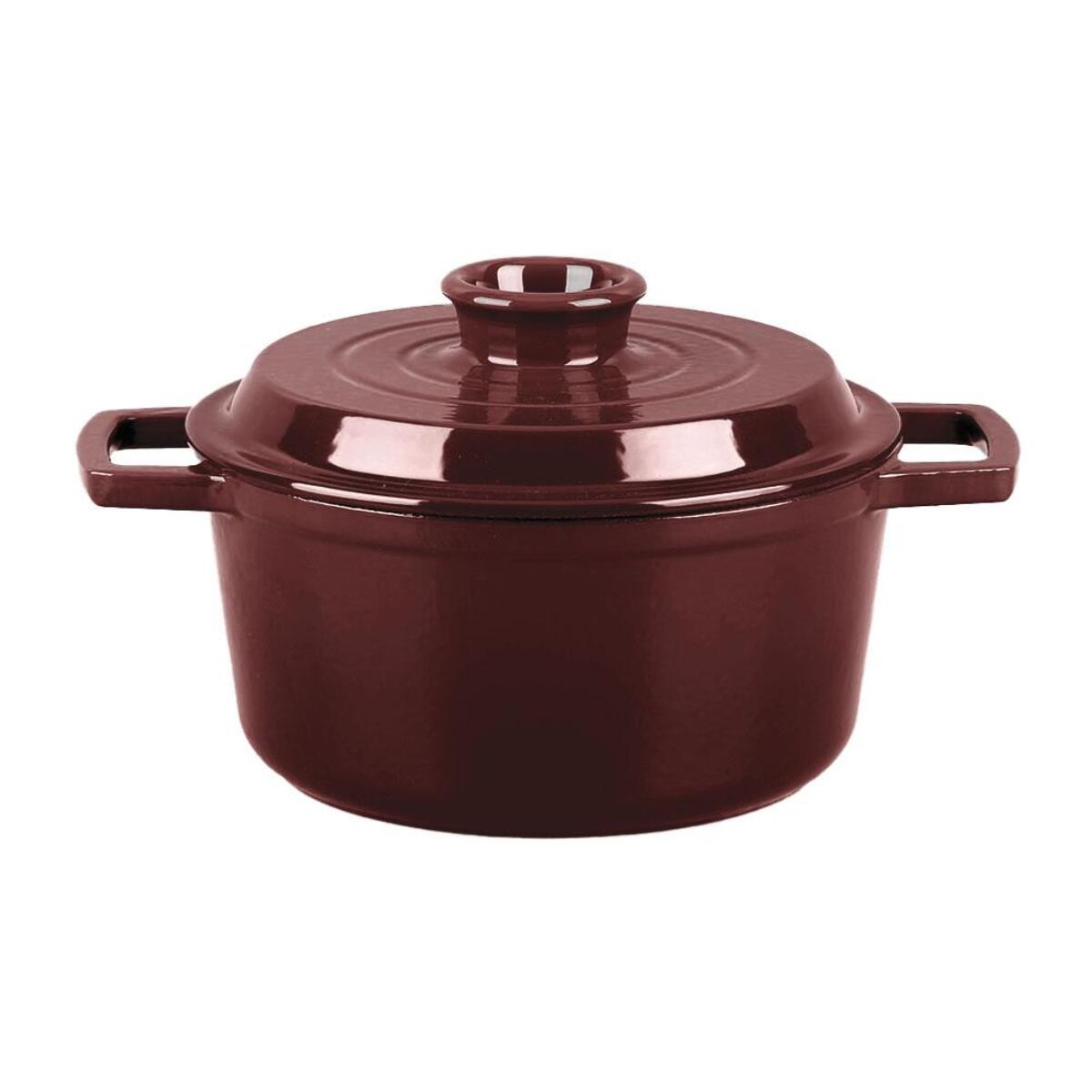 Cocotte en fonte ronde   - "Masseiron Merlot"