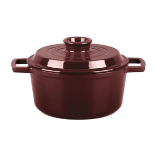 Cocotte en fonte ronde   - "Masseiron Merlot"