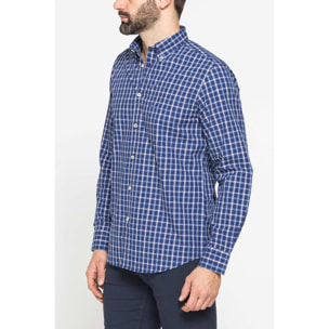 CAMICIA BUTTON-DOWN CON MANICA LUNGA E TASCHINO