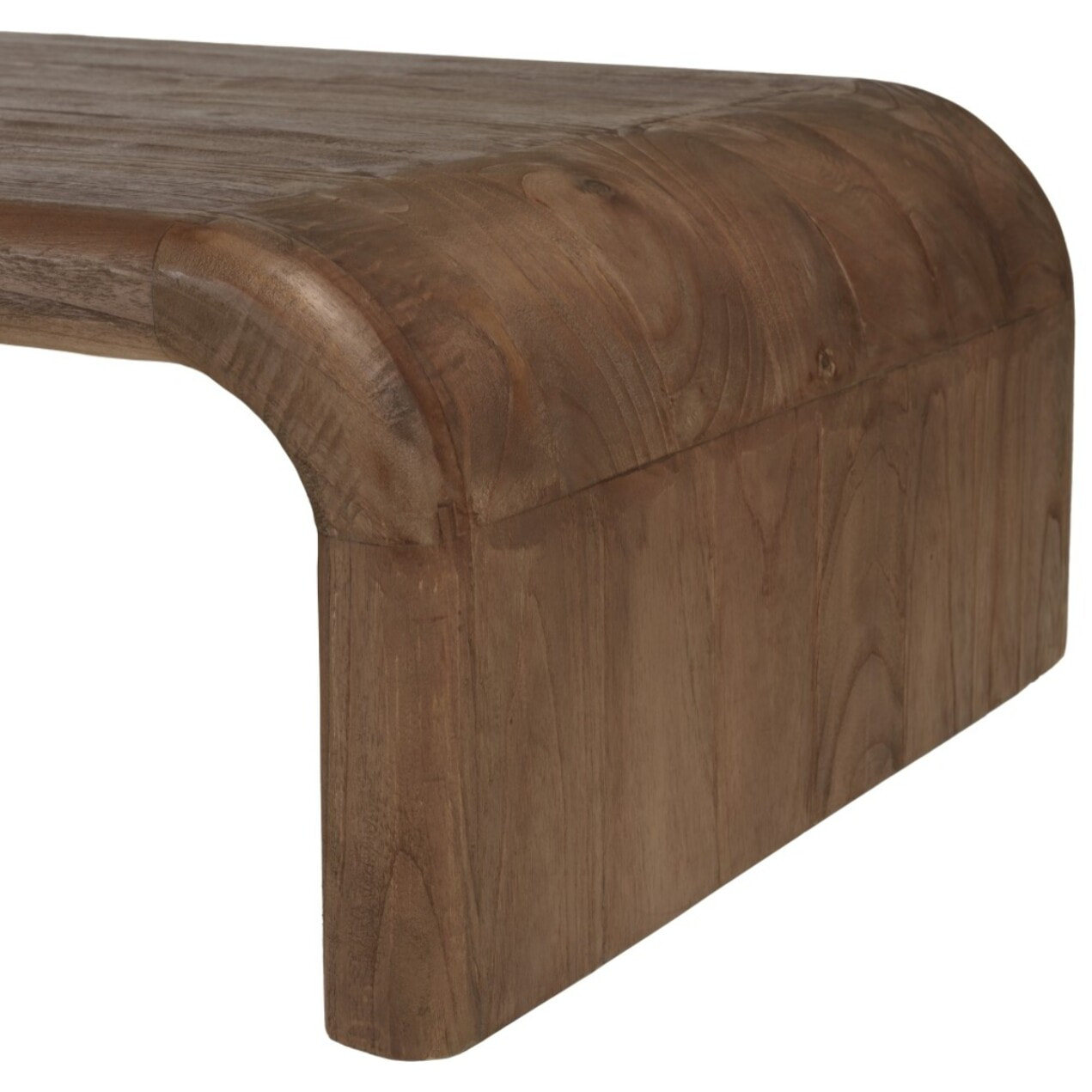 ROMY - Table basse épurée en bois de mindi