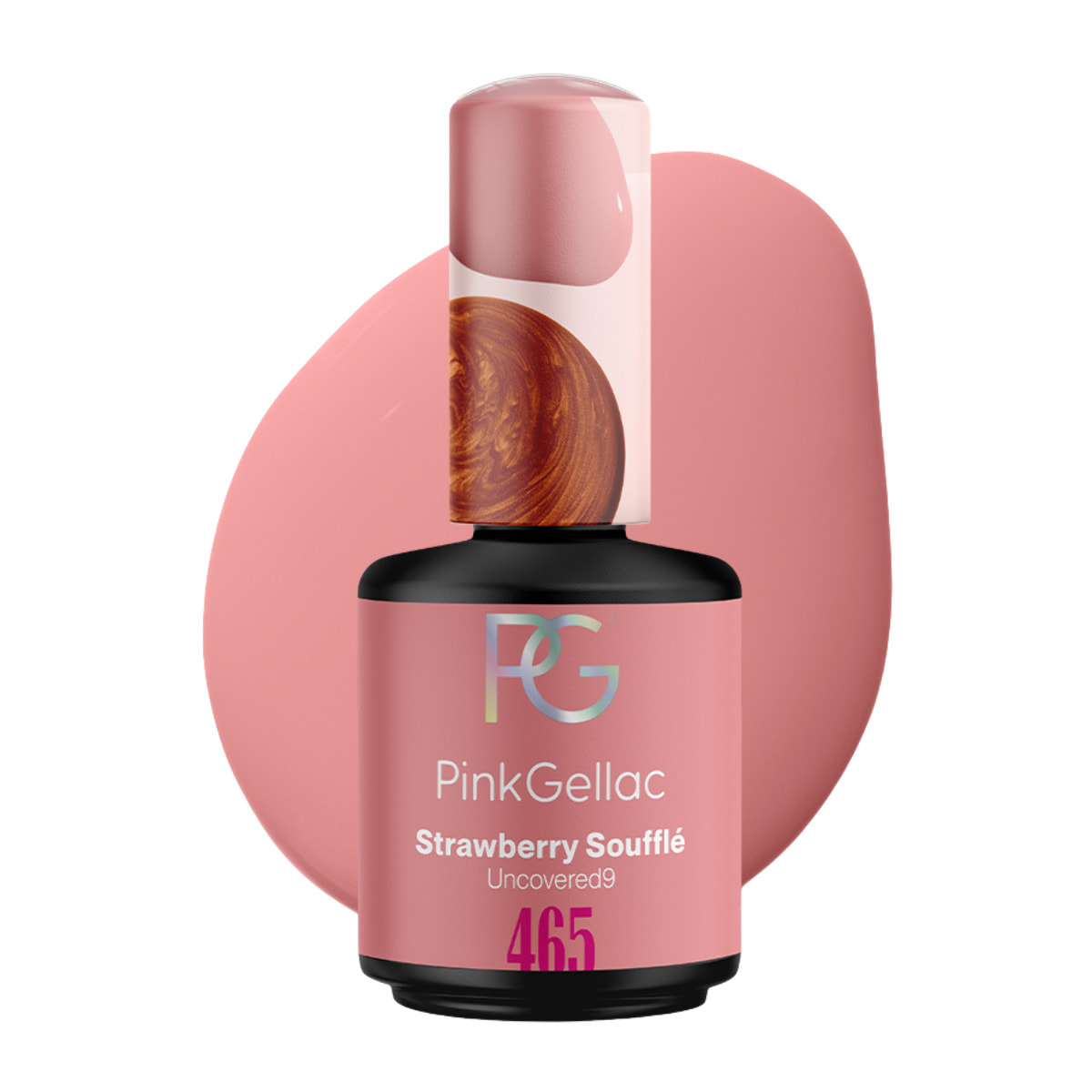 Vernis semi-permanent - 465 Strawberry Souffle - 15 ml