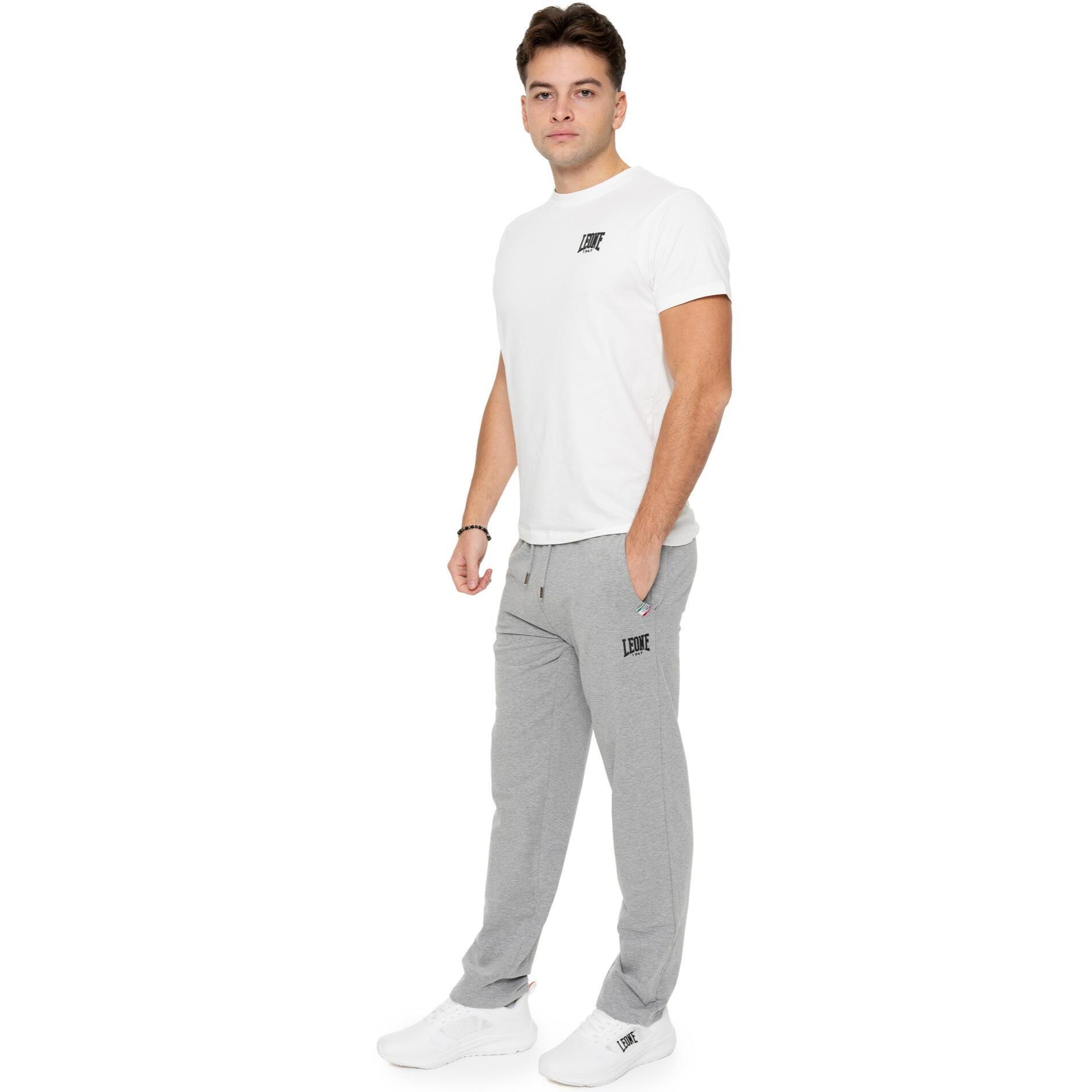 Pantalone sportivo invernale da uomo senza polsino con logo piccolo 'Basic'