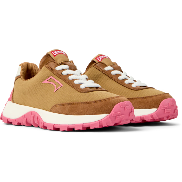 Zapatillas - CAMPER Drift Trail Kids - Marron - Textil técnico