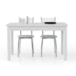 Tavolo da pranzo allungabile, 80 x 130 x 76, Bianco