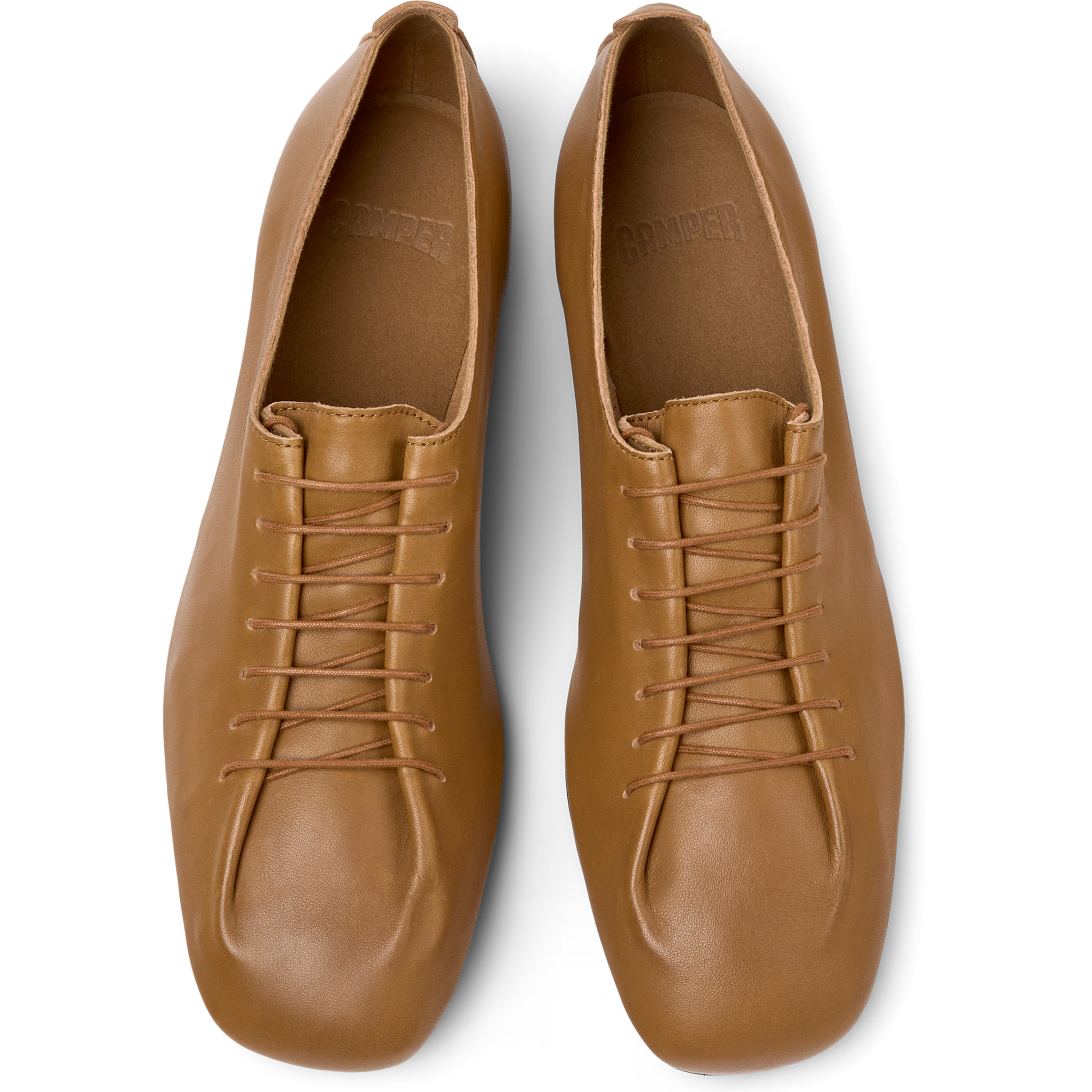 Bailarinas - CAMPER Casi Myra - Marron - Cuero liso