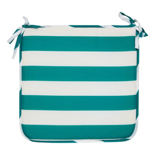 Galette de chaise Poolside 39x39cm vert