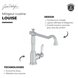 Robinet de cuisine Louise chrome