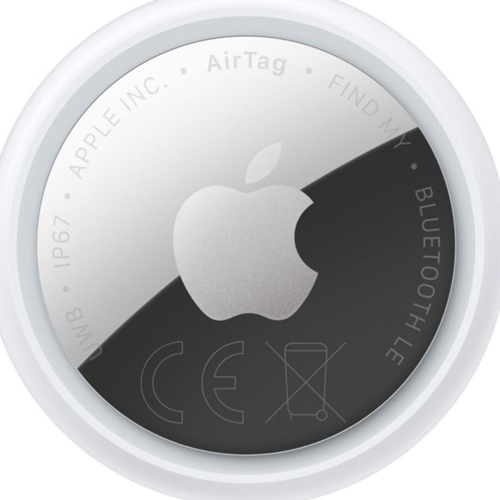 Tracker GPS APPLE AirTag 2, traceur haute précision pour retrouver vos clés, sacs et objets via l'App Localiser