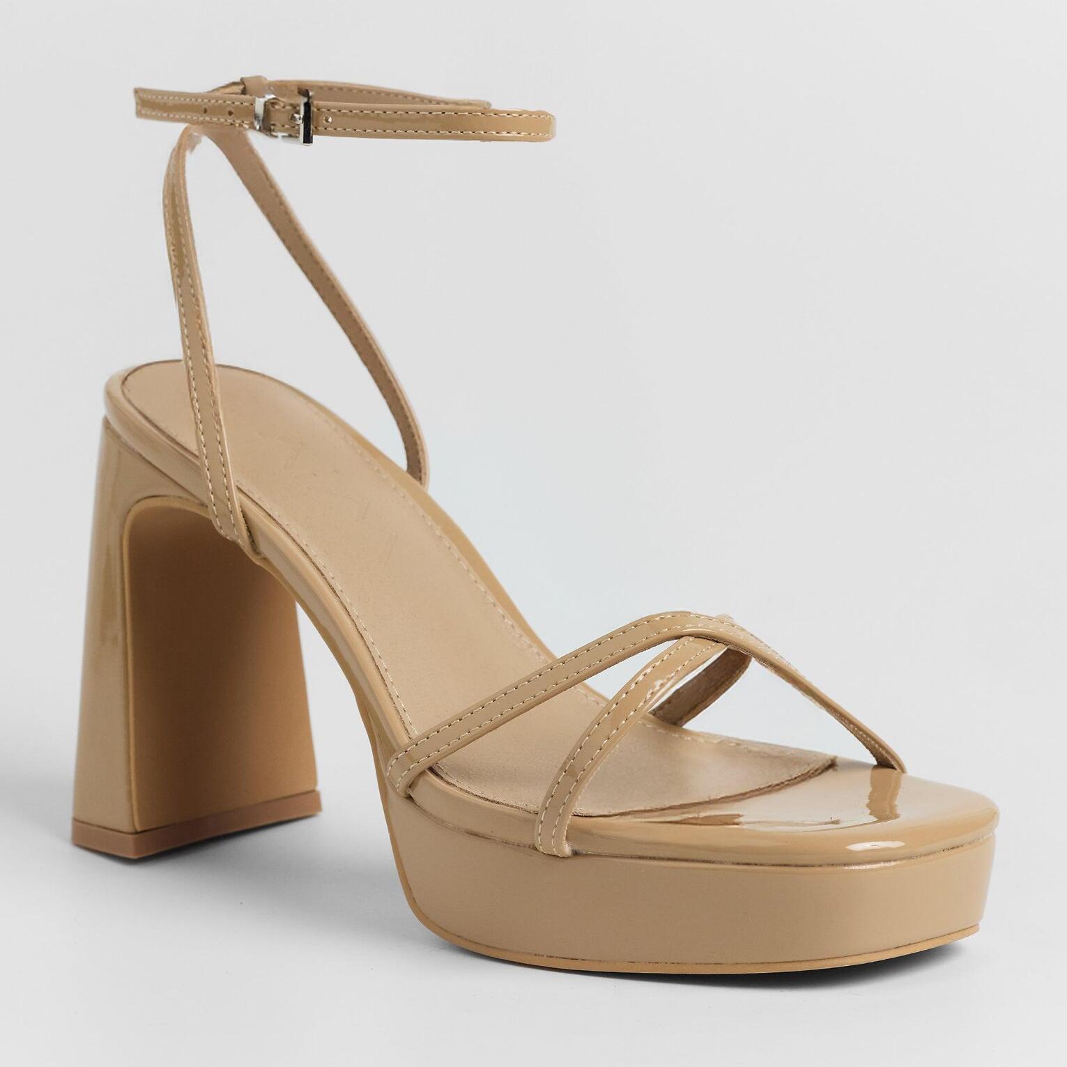 Sandalias de tacón - Greta Nude - 11 cm