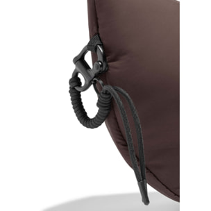 Bolso Cruzado Round Nylon Marron